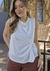 Blusa Crepe Seda Alça Nózinho Cavada - Altina moda feminina