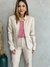 Blazer Filó bege - Altina moda feminina
