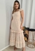 Vestido Mercia bege - comprar online