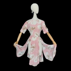 Vestido Pétalas anos 70