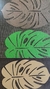 Mantelito individual Hoja x 6 unidades