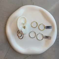 candonga rutilada mediana Plata 925 - comprar online