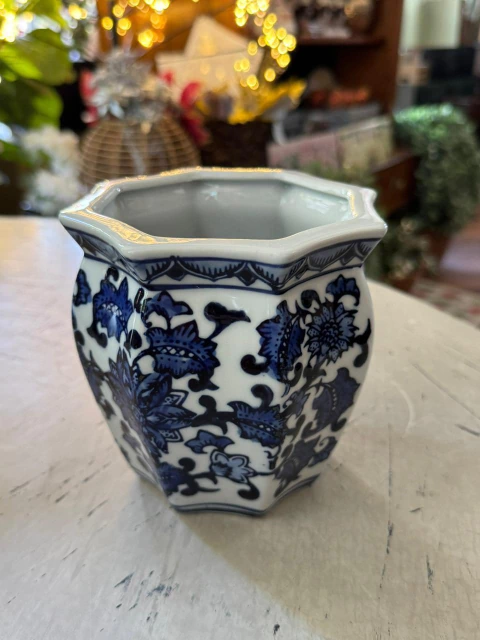 Porcelana - Maceta Octagonal Chica