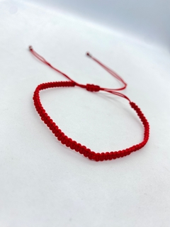 Pulsera lucky roja en internet
