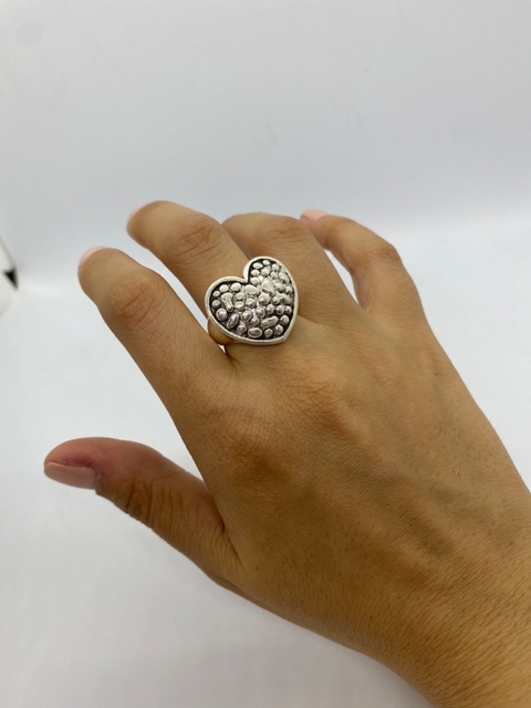 Anillo de mujer Corazon inflado - comprar online