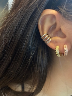 Aros argolla de mujer rose Tessa - Joyería LauLec