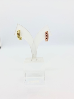 Aros argolla de mujer rose Tessa - comprar online
