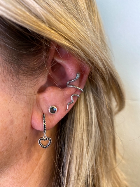 Aro argollitas con dije, Piu - comprar online