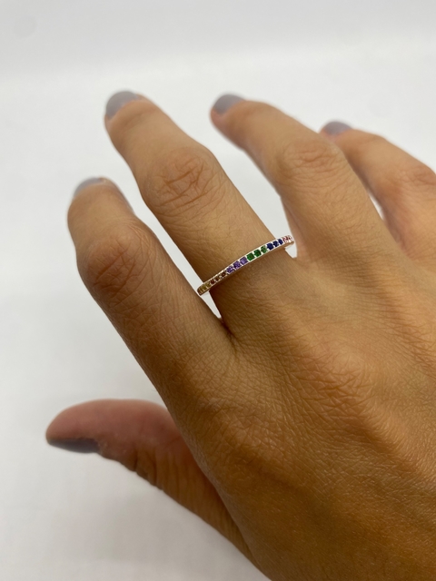 Anillo line multicolor - comprar online