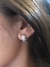 Aros argollota con piedras de mujer, Milu - tienda online