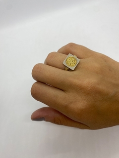 Anillo San Benito cuadrado - Joyería LauLec