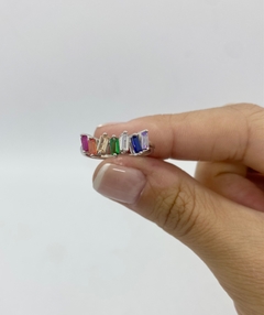 Anillo con piedras de mujer, Rainbow M