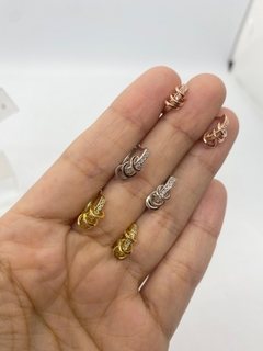 Aros argollita para mujer con donitas en internet