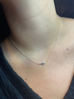Conjunto cadena y dije de mujer, Cruz - Joyería LauLec