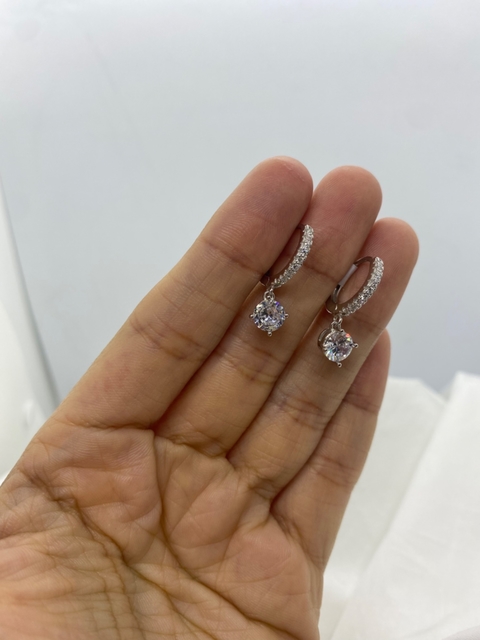 Aros argollita con dije, Chik L - comprar online