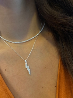 Conjunto cadena y colgante de mujer, Rayo - Joyería LauLec