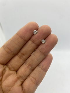 Aro pegaditos corazon c/piedra - comprar online