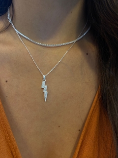Conjunto cadena y colgante de mujer, Rayo - tienda online