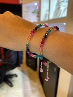 Pulsera multi cristal en internet