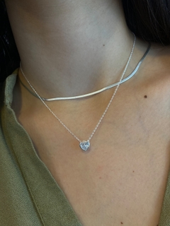 Conjunto cadena y dije de mujer, Corazu - Joyería LauLec