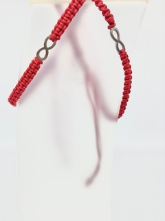 Pulsera roja regulable infinito - comprar online