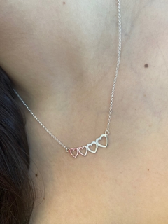 Imagen de Conjunto personalizado corazones cadena y dijes de mujer, Generación