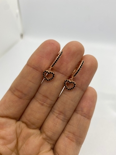 Aro argollitas con dije se mujer, Piu - Joyería LauLec