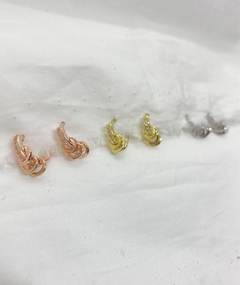 Aros argollita para mujer con donitas