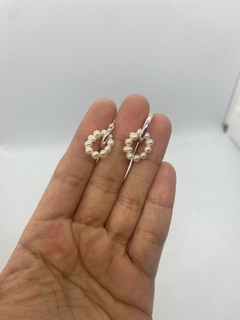 Aro argollita para mujer con perla, Circle en internet