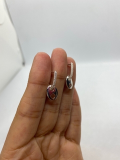 Aros argollita con dije de mujer, Guxxi - tienda online