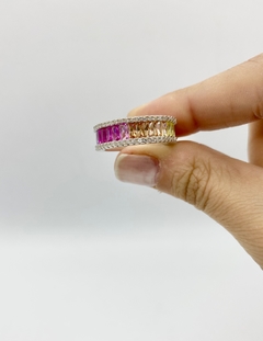 Anillo Rainbow sin fin de mujer