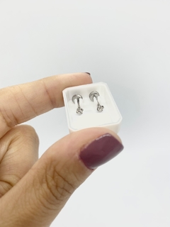 Aro pegadito abridor piedrita - Joyería LauLec