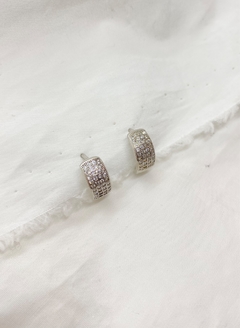 Aros argollota con piedras de mujer, Milu