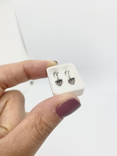 Aro pegadito abridor corazon c/piedra - comprar online