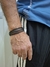 Pulsera cuero hombre, Triplete - comprar online