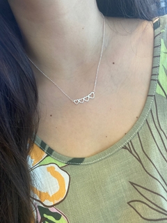 Conjunto personalizado corazones cadena y dijes de mujer, Generación - tienda online