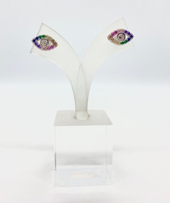 Aros de mujer, ojitos multi