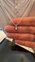 Conjunto de mujer, cadena y dije cubito cristal autentico Gota - Joyería LauLec