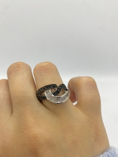 Anillo de mujer con piedras, Deluxe B&W en internet