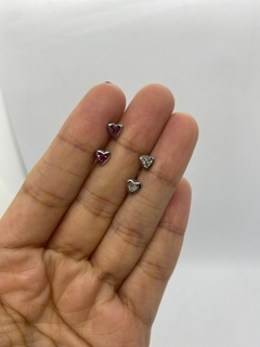 Aro pegadito abridor corazon c/piedra en internet