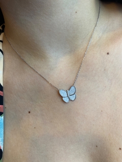 Conjunto cadena y dije de mujer Mariposa - Joyería LauLec