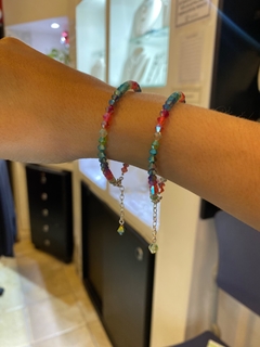 Pulsera cristal multicolor - Joyería LauLec