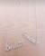 Conjunto nombre cadena y colgante de mujer, Rustik