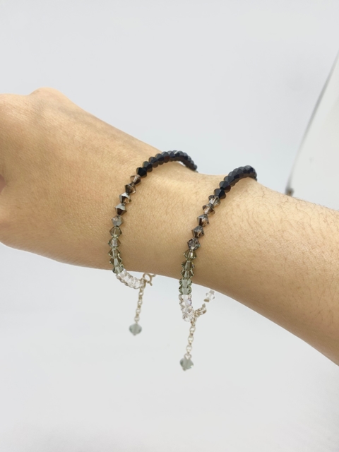 Pulsera cristal austriaco autentico, degrade - comprar online