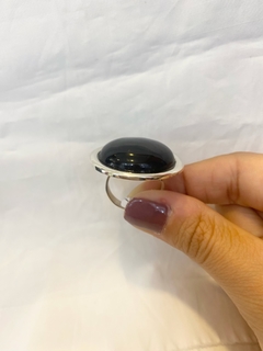 Anillo de mujer con Onix Black deluxe - comprar online