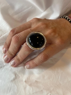 Anillo de mujer con Onix Black deluxe - Joyería LauLec