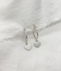 Aros argollita con dije para mujer, Colleen