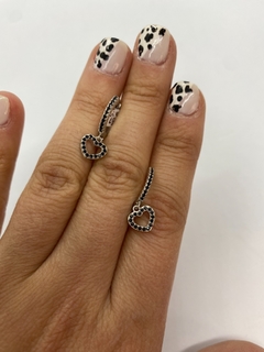 Aro argollitas con dije se mujer, Piu - tienda online