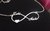 Dije colgante Infinito personalizado con nombres - Joyería LauLec