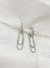 Aros de mujer argollitas con dije, Clip